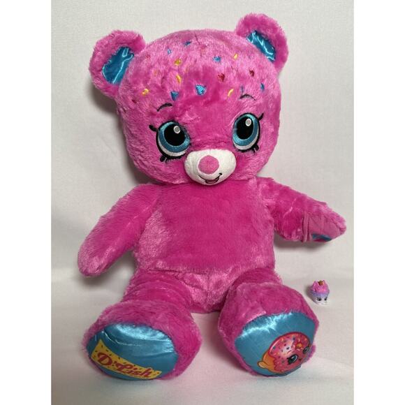 Build A Bear Shopkins D’LISH DONUT Ltd. Edition 18" BABW Stuffed Pink Plush - Picture 1 of 13